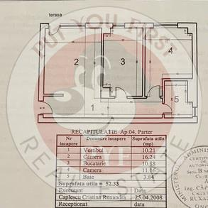 Rosu | Apartament 2 camere | 65mp | Decomandat | B11963